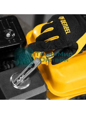 Длинногубцы прямые Denzel 205 мм, трехкомпонентные рукоятки