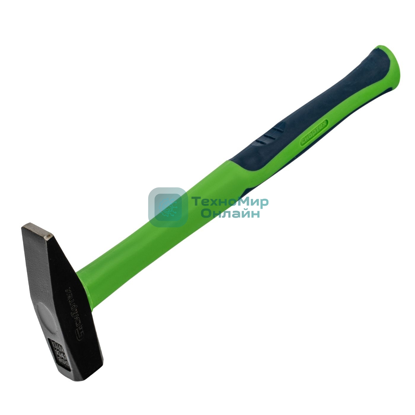 Молоток слесарный Сибртех 300 г, фибергласовая обрезиненная рукоятка