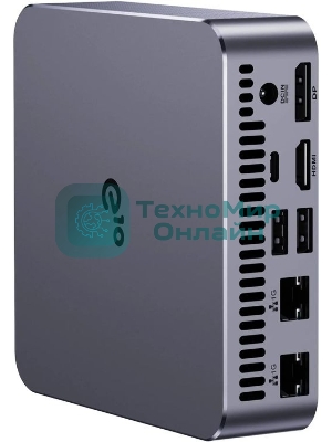 Неттоп Acer Gadget E10 ERBox Ryzen 7 8745HS (3.8) 16Gb SSD512Gb UHDG Windows 11 Pro 2xGbitEth WiFi BT 120W черный (1747236)