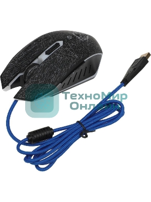 Мышь проводная Defender Shock GM-110L черный, 3200 dpi, USB, кнопки - 6