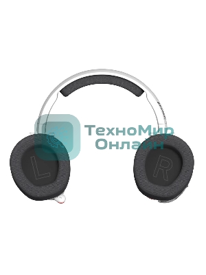 Гарнитура Bloody MR720 Naraka белый, беспроводная + проводная, радиоканал/Bluetooth/mini jack 3.5 мм, до 44 ч, подсветка