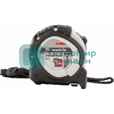 Рулетка Matrix Neon, 3 м x 16 мм, обрезиненный корпус, 3 фиксации, PRO