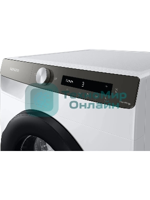 Сушильная машина Samsung DV90T5240AT/LP белый, 9 кг, сушка - тепловой насос, программ - 14, 60 x 85 x 65 см