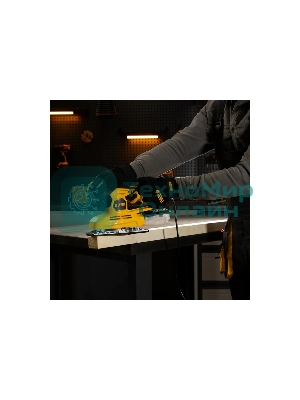 Вибрационная шлифовальная машина Denzel VS-90-187, 240 Вт, 6000-11000 об/мин