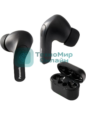 Наушники TWS Panasonic RZ-B310WDG-K черный, внутриканальные, Bluetooth, активное шумоподавление