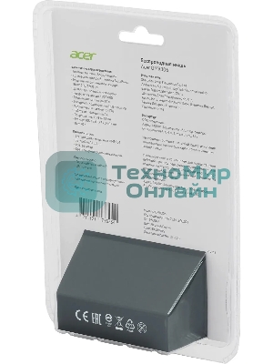 Мышь беспроводная Acer OMR306 черный/серый, 1600 dpi, радиоканал, USB, кнопки - 6