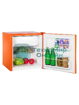 Холодильник Nordfrost NR 402 Or оранжевый однокамерный 44/11 л морозилка сверху