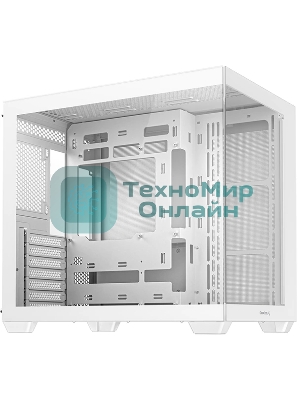 Компьютерный корпус Deepcool CG530 WH белый без БП ATX 2x120мм 2x140мм 2xUSB2.0 1xUSB3.0 audio bott PSU