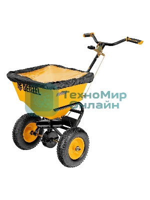 Механическая сеялка на колесах Denzel 45 л