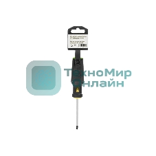 Отвертка Denzel PZ1x75 мм, S2, 3к рукоятка