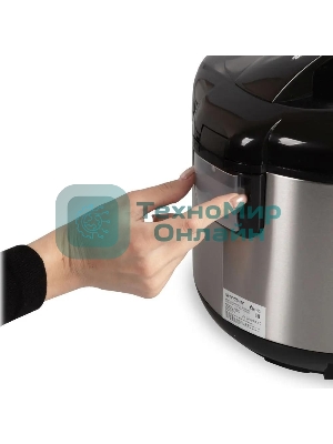 Мультиварка Endever Vita-95, мощность 1000 Вт, черный/стальной, емкость 5л, 45 авторежимов работы, книга рецептов