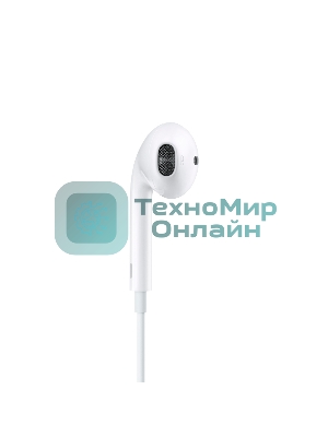 Проводные наушники Apple EarPods A1748 белый, вкладыши, Lightning, микрофон, регулировка громкости