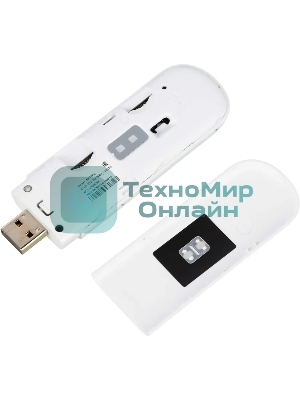 Модем 2G/3G/4G ZTE MF79RU USB Wi-Fi Firewall внешний белый