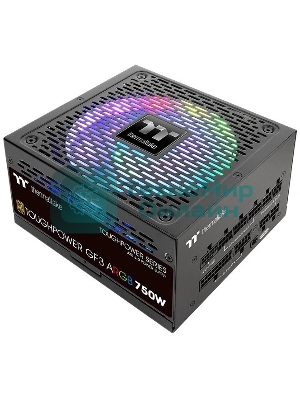 Блок питания Thermaltake Toughpower GF3 ARGb (PS-TPD-0750F4FAGE-1), 750Вт, 80 PLUS Gold, 140мм, модульный, черный