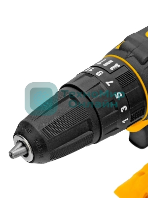 Дрель-шуруповерт Denzel CID-18-0, 18 В, 0 Ач, 30 Нм, щеточный, ударный