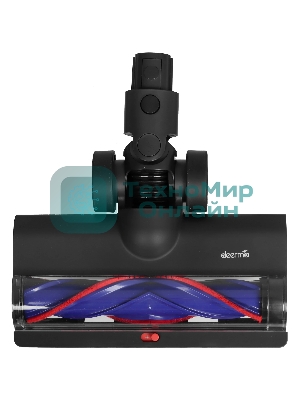 Пылесос вертикальный Deerma DEM-T50W серый/черный/красный, питание от аккумулятора, 420 Вт, уборка сухая, пылесборник 0.4 л