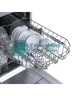 Посудомоечная машина Бирюса DWF-410/5 M, серый, 44.8 см, 10 компл., 49 дБ, класс A++
