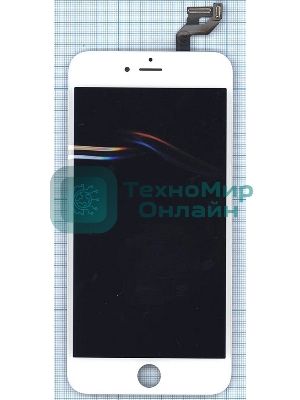 Дисплей для iPhone 6S Plus в сборе с тачскрином (Foxconn), белый