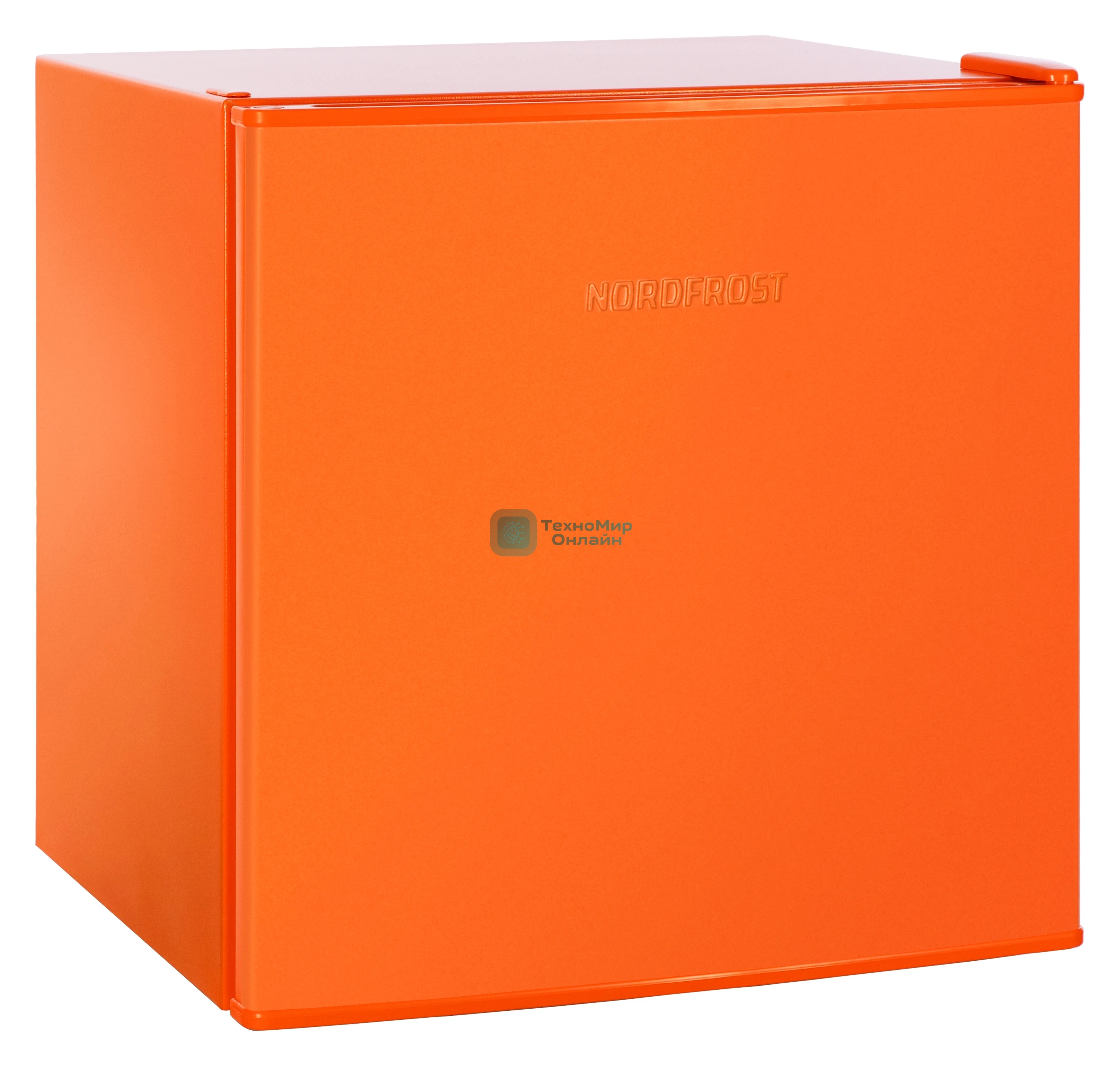 Холодильник Nordfrost NR 402 Or оранжевый однокамерный 44/11 л морозилка сверху