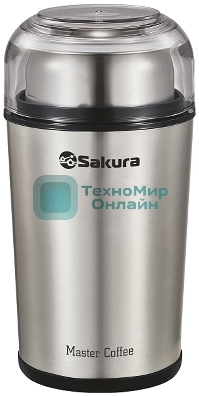 Кофемолка Sakura SA-6173S 250 Вт, 100 г, стальной