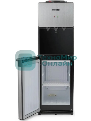 Кулер Hotfrost V400BS напольный компрессорный серебристый/черный