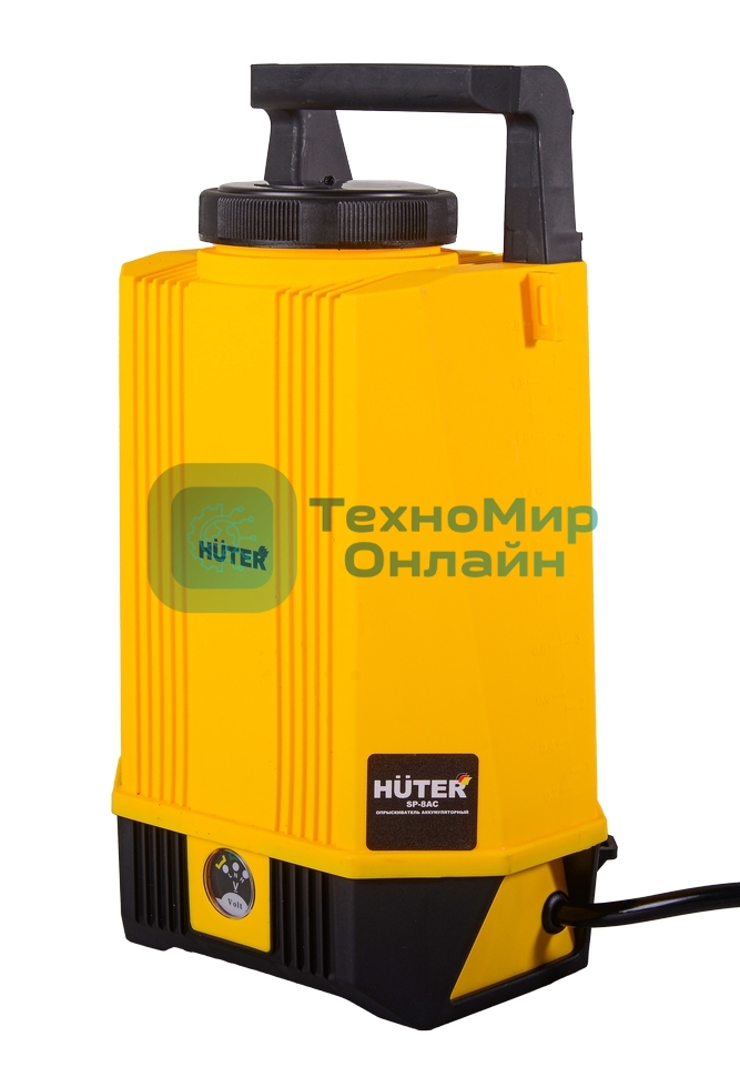Опрыскиватель Huter SP SP-8AC аккум. наплеч. 8л желтый/черный (70/13/53)