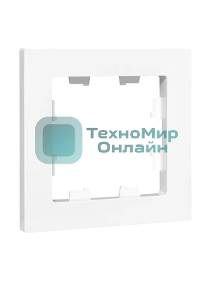 Рамка Эпика 1-местная, белая, пластик