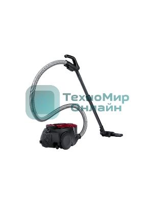 Пылесос Samsung VC18M31A0HP бордовый/черный, 380/1800 Вт, уборка сухая, пылесборник контейнер 2 л