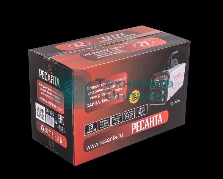 Сварочный полуавтомат Ресанта САИПА-180/5 MIG 5в1