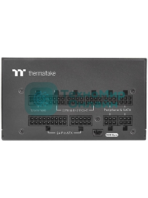 Блок питания Thermaltake Toughpower GF3 ARGb (PS-TPD-0750F4FAGE-1), 750Вт, 80 PLUS Gold, 140мм, модульный, черный