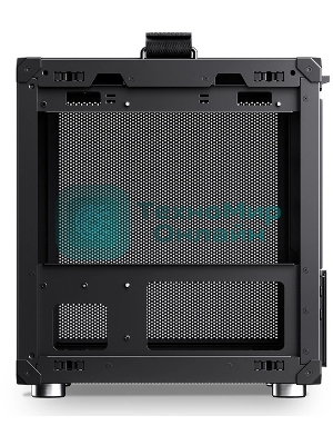 Компьютерный корпус JONSBO C6-ITX Black ITX без БП, боковая панель из закаленного стекла, mini-ITX, черный