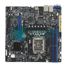 Материнская плата серверная ASUS P13R-M, LGA1700, Intel C262, 4xDDR5 (ECC), 8xSATA, 1xM.2, 1xPCIe 5.0 x16, 1xPCIe 3.0 x8, 1xVGA, 3x1Gb LAN, 3xUSB-A 10Gbps, mATX
