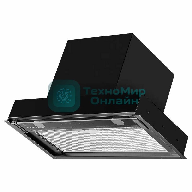 Вытяжка встраиваемая Kuppersberg Nancy 60 черный, 60 см, 850 куб. м/ч, 42 дБ