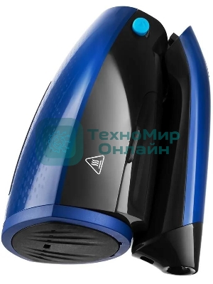 Отпариватель Kitfort КТ-987 черный/синий, 1200 Вт, 12 г/мин, 100 мл