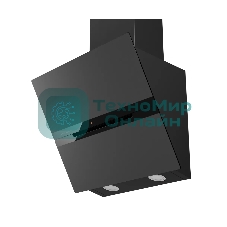 Наклонная вытяжка Kuppersberg/Наклонная вытяжка Kuppersberg, 60 см, High-Tech, таймер, периметральное всасывание, обратный клапан, сенсорное управление, 3 скорости + турборежим, макс. Производительность 1180 м3/ч, уровень шума 56 дБ, цвет черный