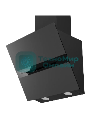 Наклонная вытяжка Kuppersberg/Наклонная вытяжка Kuppersberg, 60 см, High-Tech, таймер, периметральное всасывание, обратный клапан, сенсорное управление, 3 скорости + турборежим, макс. Производительность 1180 м3/ч, уровень шума 56 дБ, цвет черный