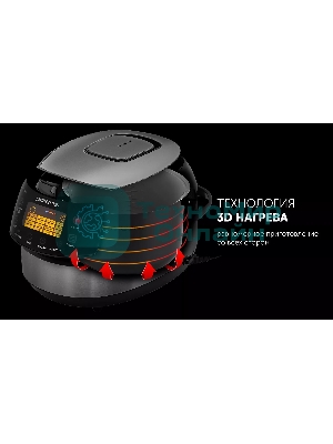 Мультиварка Polaris PMC 0517 AD черный, 5л, 860Вт, 16 программ, электронное управление