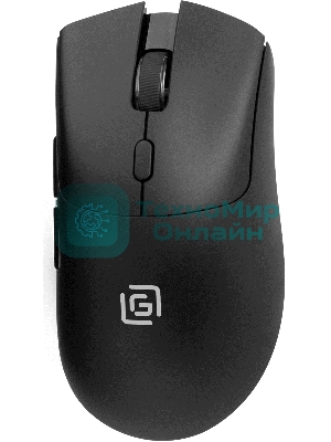 Мышь беспроводная Оклик 980GMW черный оптическая 26000dpi беспров. BT/Radio USB для ноутбука 6but