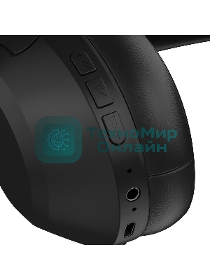 Беспроводные/проводные наушники Defender FreeMotion B490 черный, накладные, Bluetooth + проводной, складная конструкция, микрофон, до 10 ч