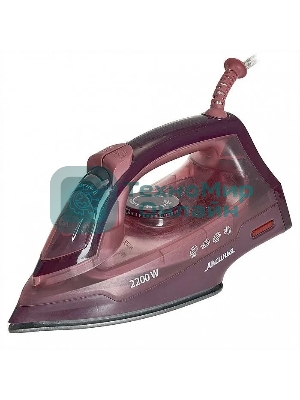 Утюг Аксинья КС-3004 бежево-коричневый, 2200 Вт, 25 г/мин, 120 г/мин, 160 мл