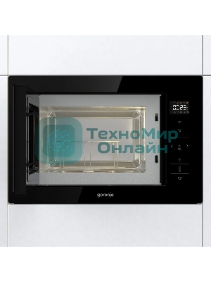 Встраиваемая микроволновая печь Gorenje BM251SG2BG, 25л, 900Вт, черный