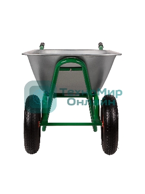 Тачка садово-строительная Palisad 2-х колесная, усиленная, грузоподъемность 320 кг, объем 100 л