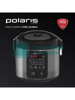 Мультиварка Polaris PMC0578AD 5л 750Вт серебристый