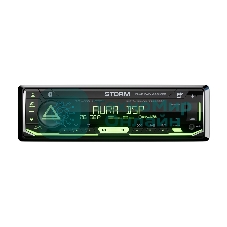 Автомагнитола AURA STORM-868DSP, 1 DIN, Bluetooth, USB Type-A, AUX, пульт ДУ