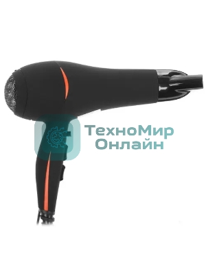 Фен Василиса ФН6-2200 черный/оранжевый, 2200 Вт, ионизация