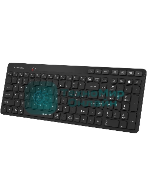Клавиатура A4Tech FBK27C AS беспроводная, Bluetooth, радиоканал, чёрный