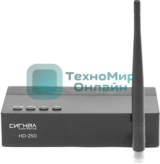 Ресивер DVB-T2 Сигнал Эфир HD-250 черный