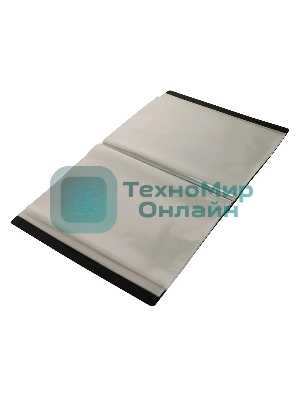 Папка с 100 прозрачными вкладками Бюрократ DeLuxe DLVBOX100BBERRY A4, пластик, 0.7мм, черничный в коробе