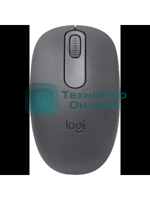 Мышь беспроводная Logitech M196 графитовый, 1000 dpi, Bluetooth, кнопки - 3