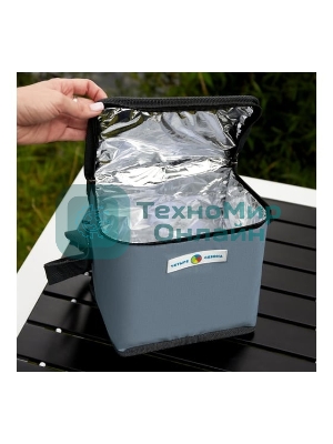 Сумка-холодильник ЧЕТЫРЕ СЕЗОНА 80-0281 объемом 6 л. (2 слоя утепления)